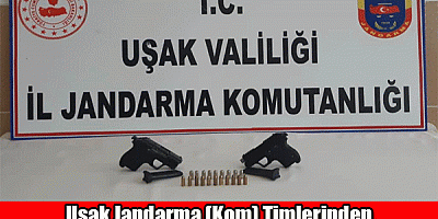Uşak Jandarma (Kom) Timlerinden  Silah kaçakçısına Baskın.!