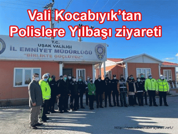 Vali Kocabıyık'tan Polislere yeni yıl ziyareti