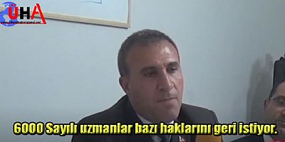 6000 Sayılı Kanun Mağduru Uzman Çavuşlar Haklarını Arıyor.