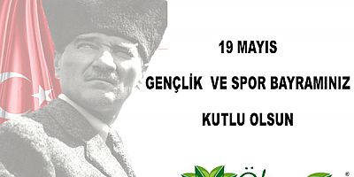 Ölmez Aktariye Rıza Ölmez  19 Mayıs Mesajı yayınladı