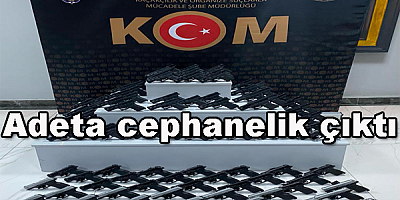 Adeta cephanelik çıktı