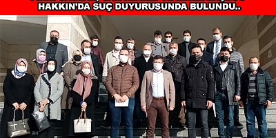 AK PARTİ UŞAK İL TEŞKİLATI FİKRİ SAĞLAR, CAN ATAKLI VE İLKER BAŞBUĞ HAKKINDA SUÇ DUYURUSUNDA BULUNDU