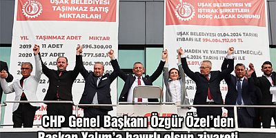 CHP Genel Ba?kan? zgr zelden Ba?kan Yal?ma hay?rl? olsun ziyareti