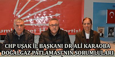 KARAOBA;DOĞALGAZ PATLAMASI'NIN SORUMLUSU UŞAK BELEDİYESİ VE UDAŞTIR..