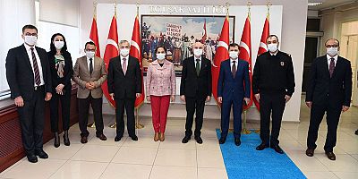 İçişleri Bakan Yardımcısı Prof. Dr. Tayyip Sabri Erdil İl Güvenlik Toplantısı gerçekleştirmek üzere Uşak'a geldi.