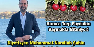 Kırmızı ''Turp faydaları saymakla bitmiyor! 