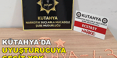 KÜTAHYA'DA UYUŞTURUCUYA GEÇİT YOK