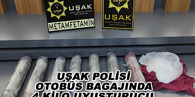 POLİS OTOBÜS BAGAJINDA 4 KİLO UYUŞTURUCU MADDE ELE GEÇİRDİ