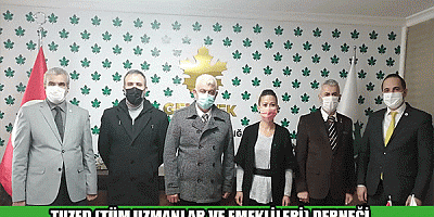 TUZED (TÜM UZMANLAR VE EMEKLİLERİ) DERNEĞİ  GELECEK PARTİSİNİ ZİYARET ETTİ 