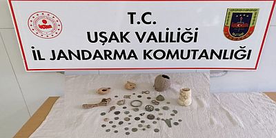 Uşak Jandarma ekipleri  tarihi eser kaçakçılarına göz açtırmıyor..