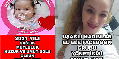 UŞAK'LI KADINLAR EL ELE FACEBOOK GRUBU AYŞEM EROL'UN YENİ YIL KUTLAMASI