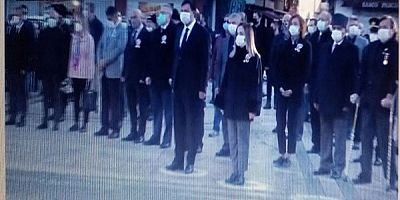UŞAK'TA 10 KASIM HÜZÜNLÜ KUTLANDI.