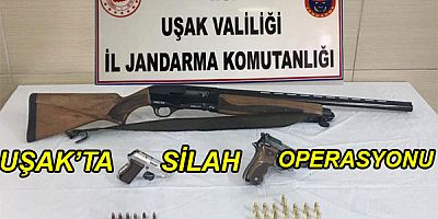 UŞAK'TA SİLAH OPERASYONU