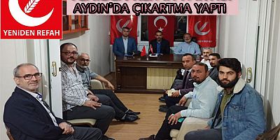 YENİDEN REFAH PARTİSİ' AYDIN'DA ÇIKARTMA YAPTI..