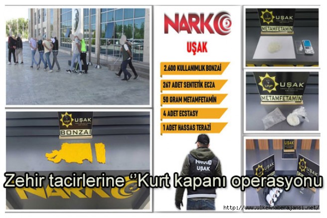 Zehir tacirlerine ‘’Kurt kapanı operasyonu