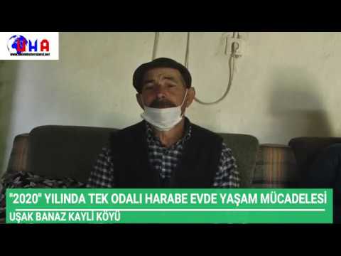 2020 yılında tek odalı harabe  evde YAŞAM mücadelesi